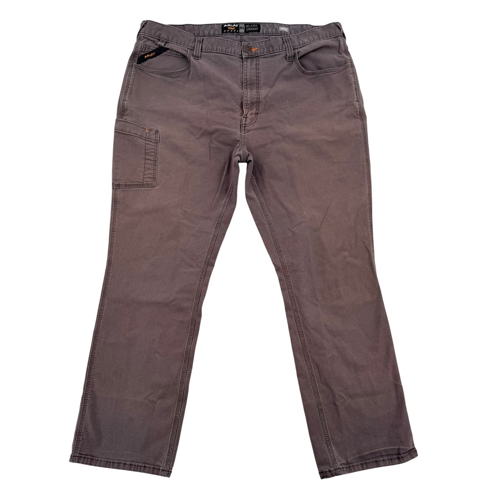 Ariat Men 40x32 Rebar M4 Relaxed Straight Made Tough Pants Workwear 10030250